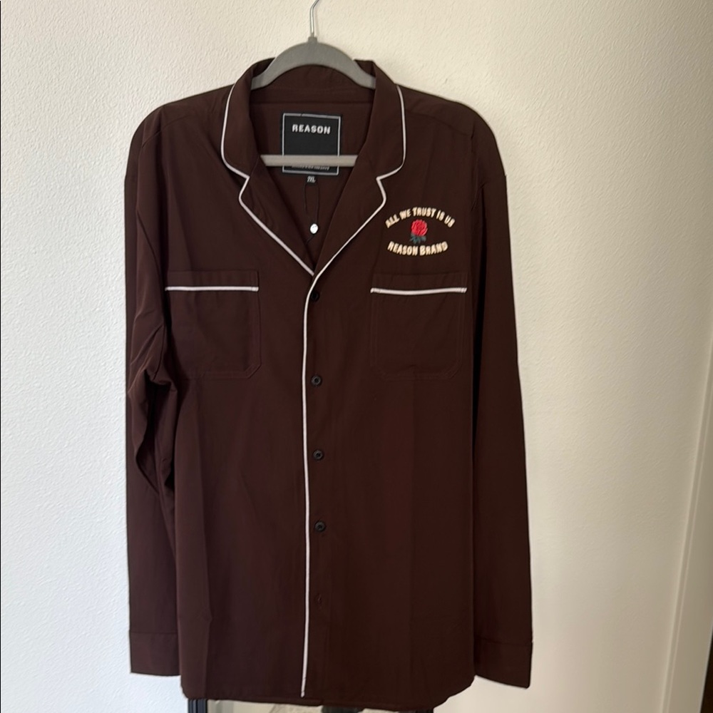 Reason Chocolate Pajama Top